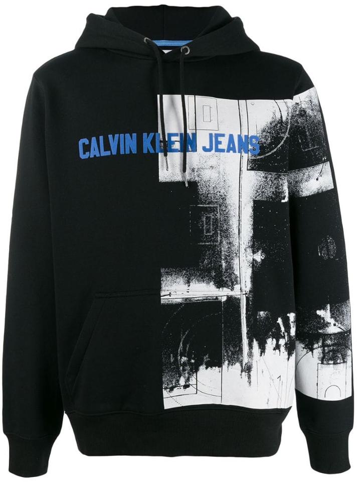 Calvin Klein Jeans Photographic Logo Hoodie - Black
