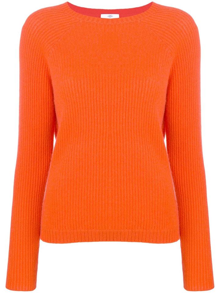 Allude Ribbed Jumper - Yellow & Orange
