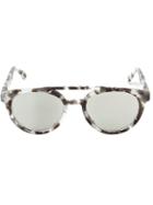 Mykita Marbled Oval Frame Sunglasses