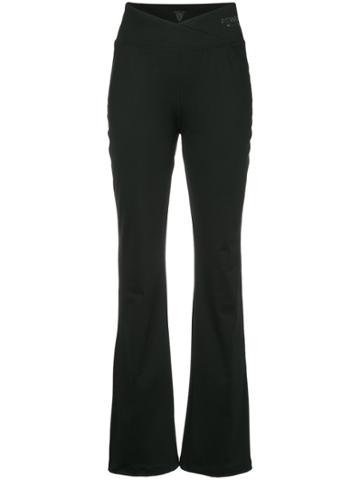 Marc Cain High Waist Straight Leg Sports Trousers - Black