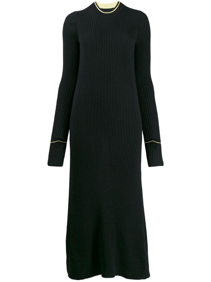 Maison Margiela Open-back Knitted Top - Black