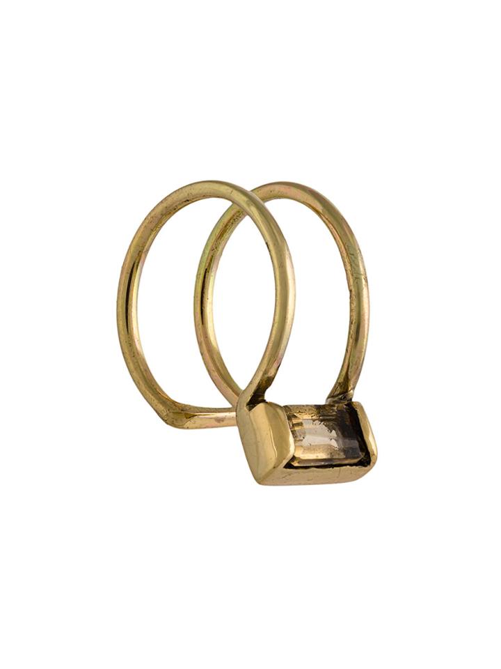 Cornelia Webb Slized Earcuff - Yellow & Orange