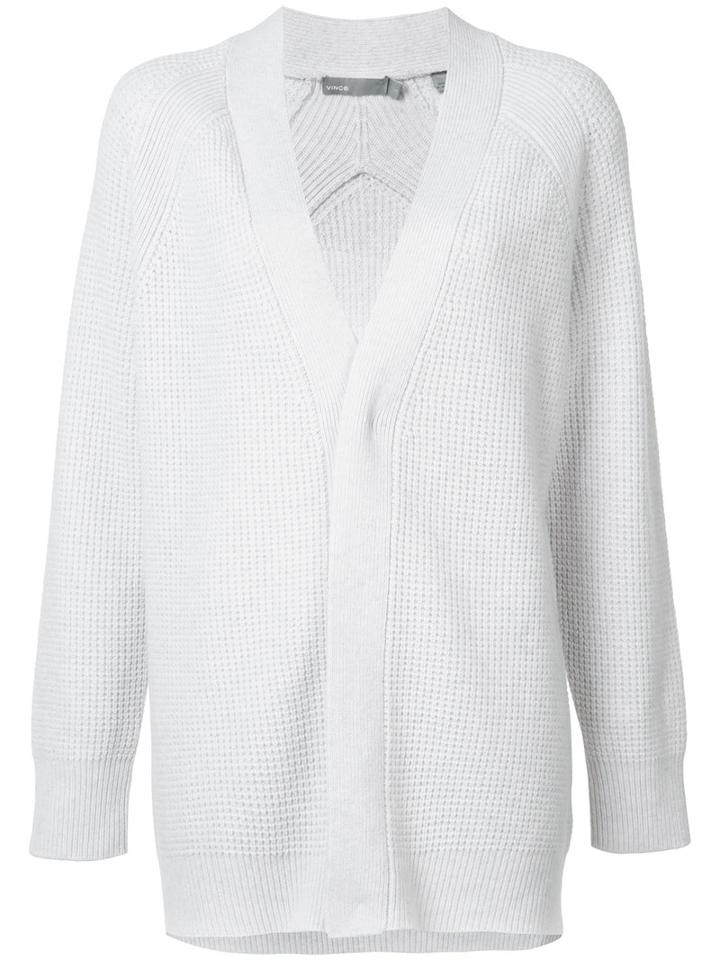Vince Boxy Cardigan, Women's, Size: Medium, Grey, Wool/cashmere