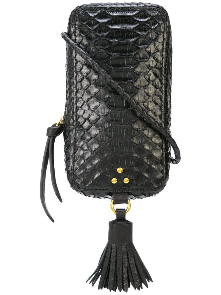 Jérôme Dreyfuss Tassel Detail Mini Bag - Black
