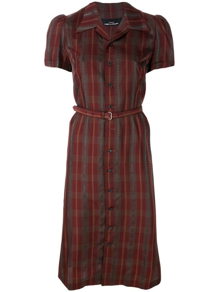 Comme Des Garçons Pre-owned 1995 Shirt Dress - Red