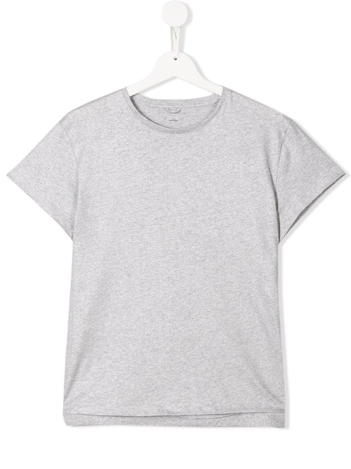 Stella Mccartney Kids Grey Cotton T-shirt