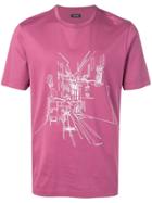 Z Zegna Printed T-shirt - Pink