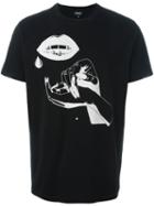 Diesel Printed T-shirt, Men's, Size: Xl, Black, Cotton