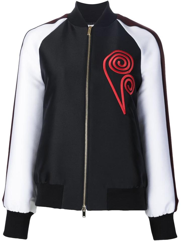 Stella Mccartney Embroidered Detail Bomber Jacket