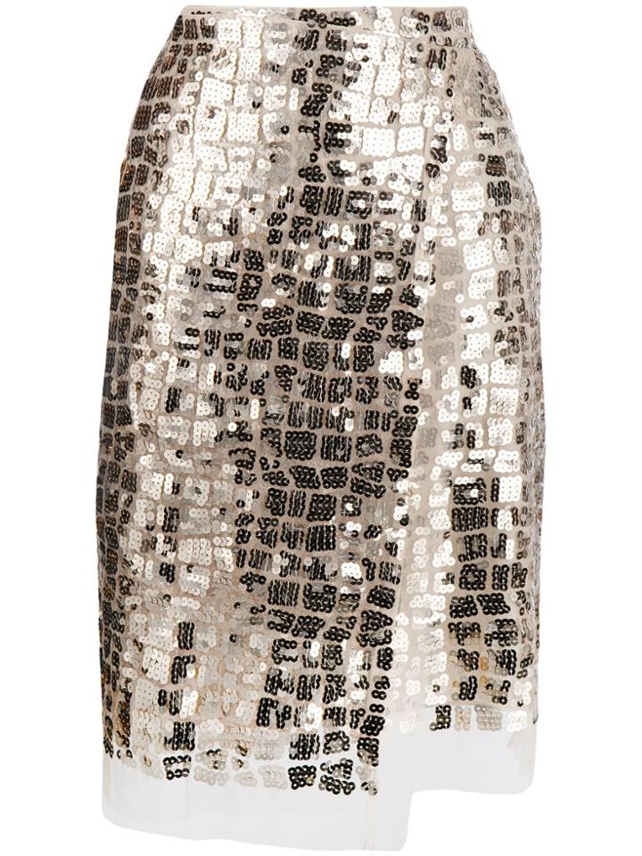 Dorothee Schumacher Seductive Layer Pencil Skirt - Neutrals