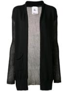 Lost & Found Rooms Knitted Sleeves Jacket, Women's, Size: Large, Black, Cotton