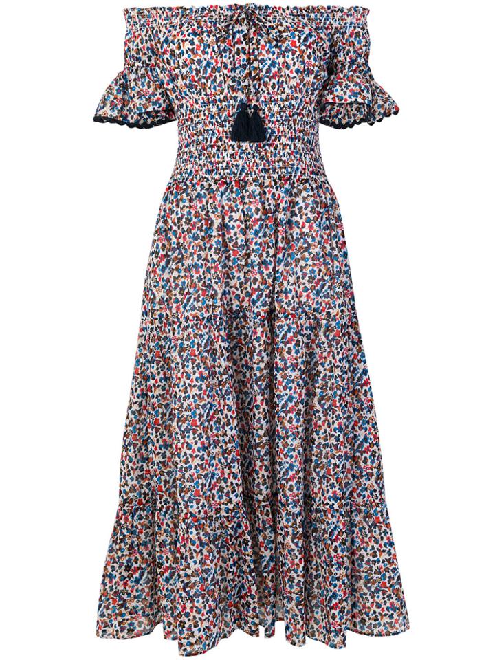 Tory Burch Wildflower Smocked Dress - Multicolour