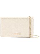 Lancaster Actual Shiny Glitter Clutch - Gold