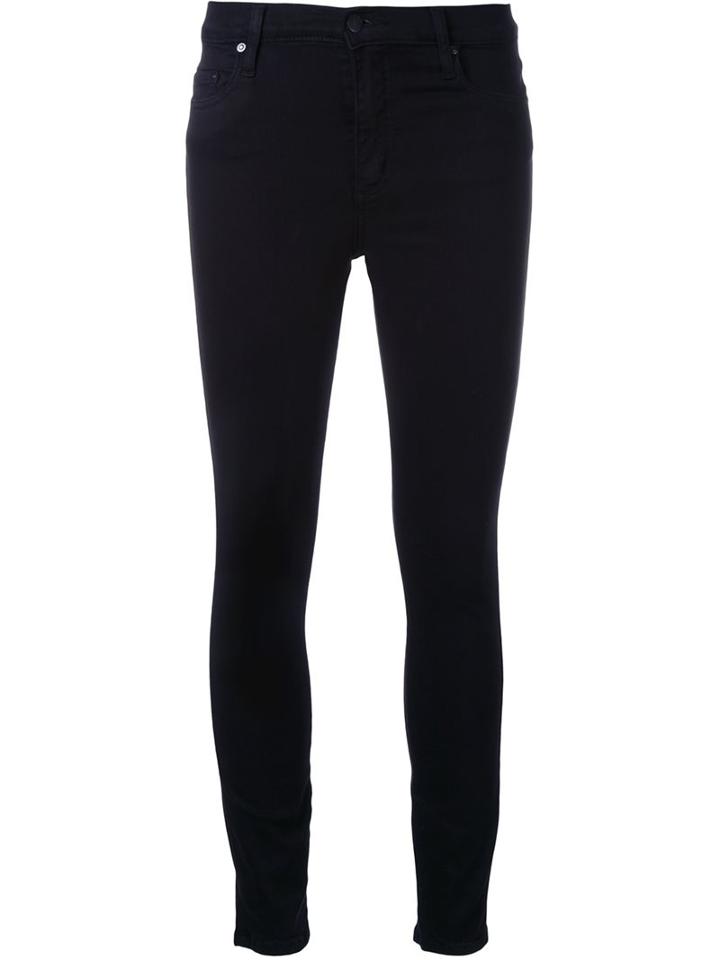 Nobody Denim Cult Skinny Ankle Jeans, Women's, Size: 24, Black, Cotton/elastodiene/polyester
