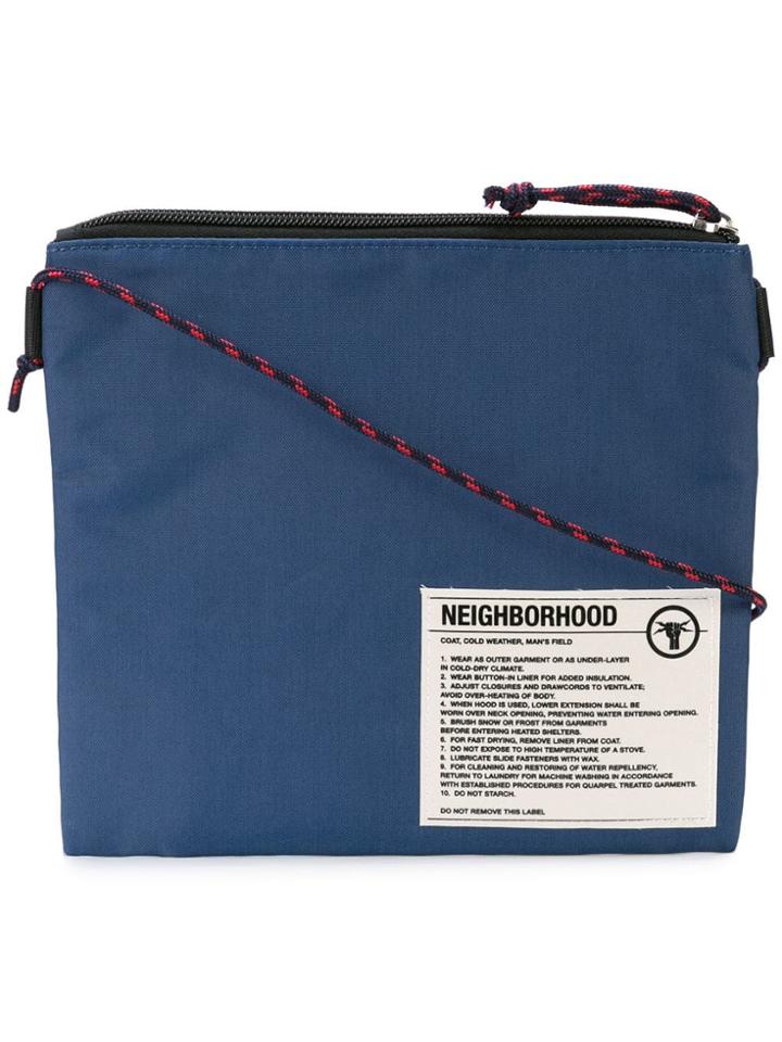 Neighborhood Patch Shoulder Bag - Blue