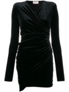 Alexandre Vauthier Structured Shoulder Cocktail Dress - Black