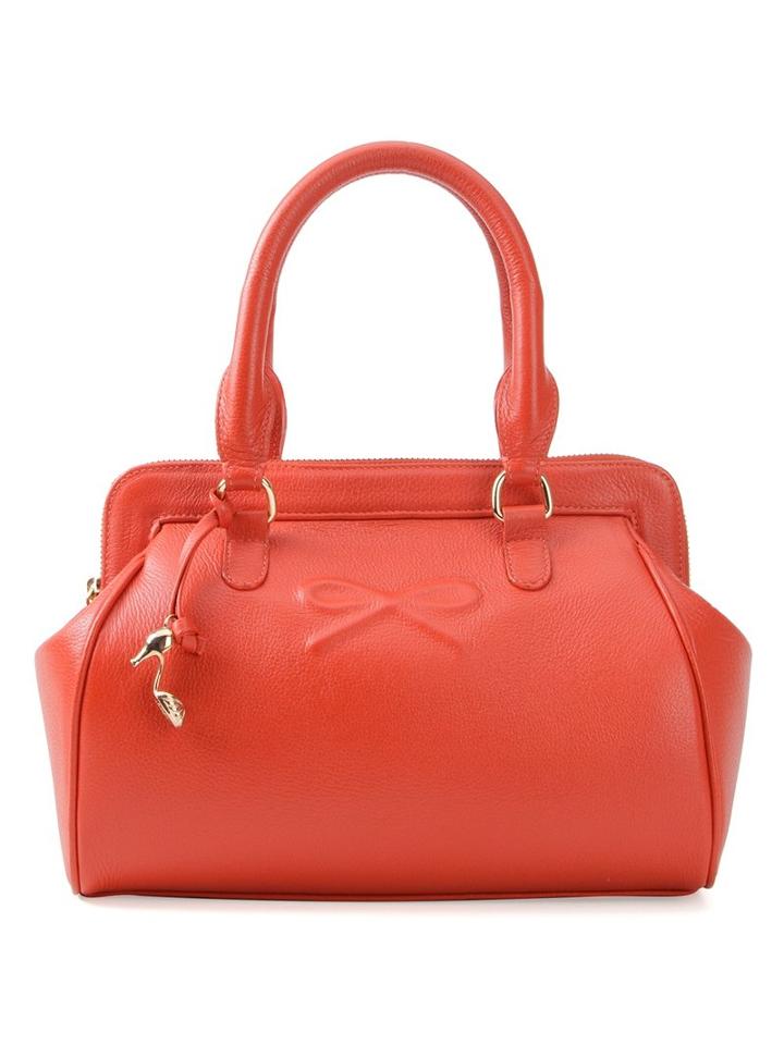 Sarah Chofakian - Leather Bag - Women - Leather - One Size, Women's, Red, Leather