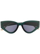 Dior Eyewear Catseye Glasses - Green