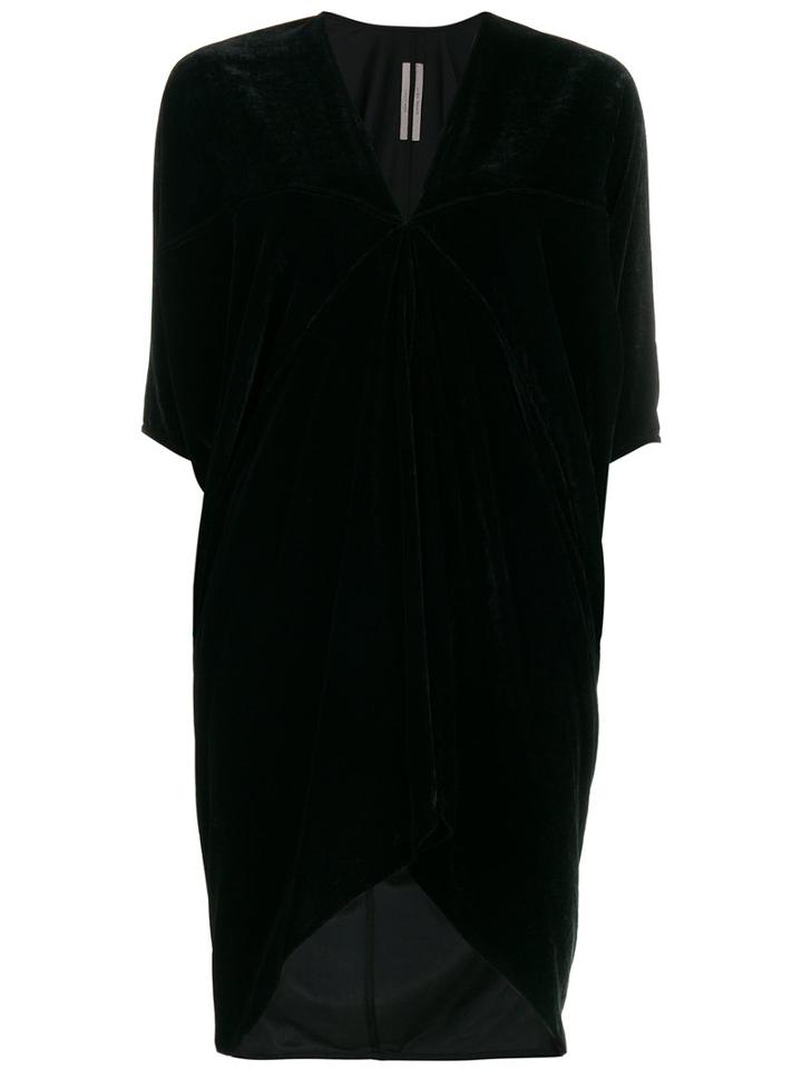 Rick Owens - Floating Tunic Dress - Women - Silk/viscose - 44, Black, Silk/viscose