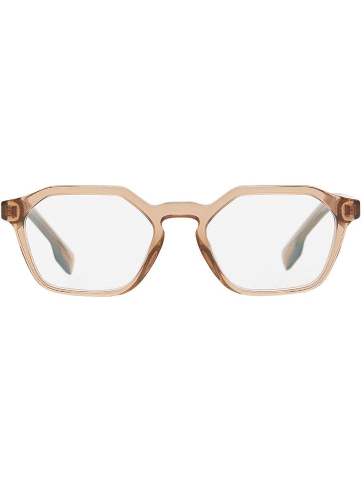 Burberry Geometric Optical Frames - Brown