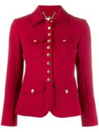 Chloé Fitted Button-up Jacket - Red