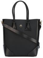 Manu Atelier Tote Bag, Women's, Black, Calf Leather