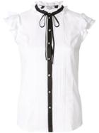 Guild Prime Ruffle Trim Blouse - White