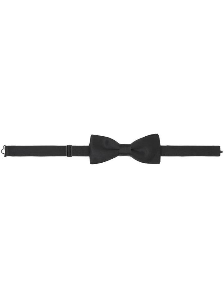 Burberry Silk Satin Bow Tie - Black