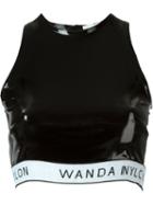 Wanda Nylon Vinyl Crop Top