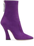 Fendi Ffreedom Ankle Boots - Purple