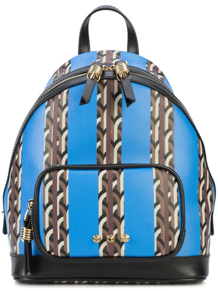 Dell' Est Printed Backpack - Blue