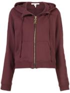 Marc Jacobs Zipped Drawstring Hoodie - Red