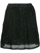 M Missoni Glitter Sequin Knitted Skirt - Black