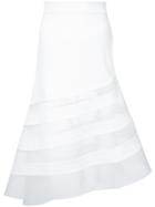 Altuzarra A-line Striped Skirt - Black