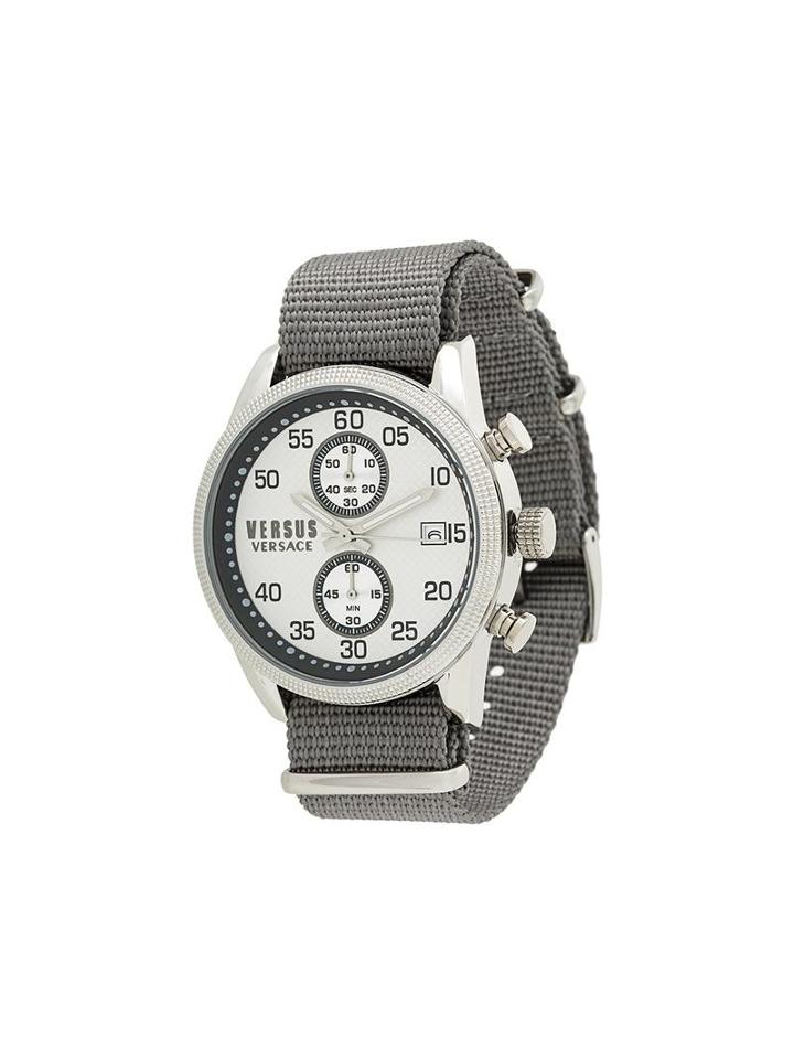 Versus Round Shape Watch, Men's, Grey