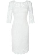 Dolce & Gabbana Floral Lace Dress, Size: 46, White, Cotton/viscose/nylon/polyamide