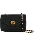 Chanel Vintage Stone Shoulder Bag - Black