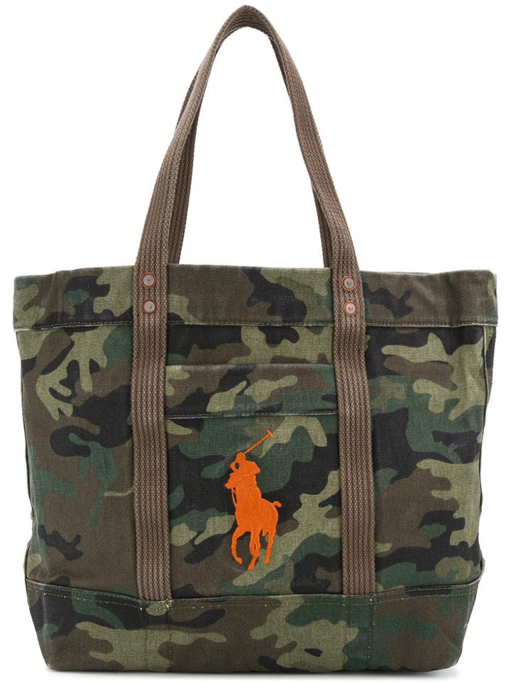 Polo Ralph Lauren Camouflage Tote Bag - Green
