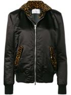 Route Des Garden Detachable Hood Bomber Jacket - Black