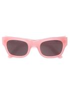 Sun Buddies 'type 06' Square Frame Sunglasses - Pink & Purple