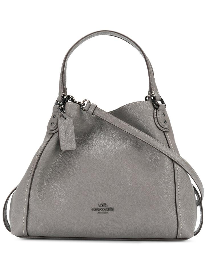 Coach Edie Shoulder Bag - Grey