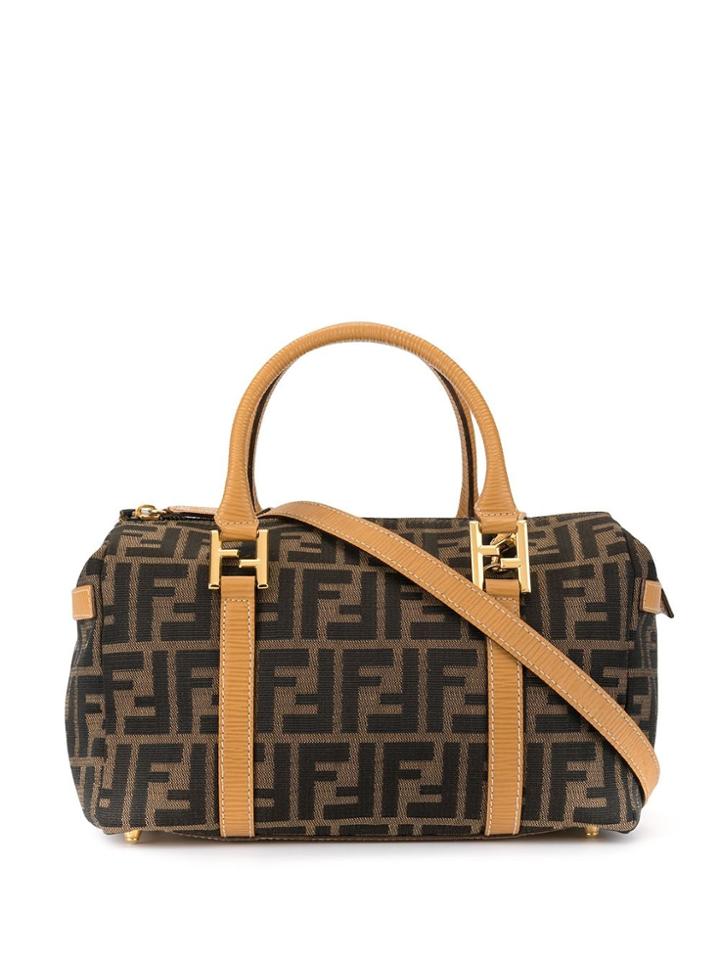 Fendi Pre-owned Zucca Pattern 2way Handbag - Brown