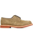 Church S Orby Brogues, Men's, Size: 10, Grey, Suede/leather/rubber