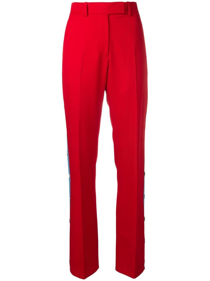 Calvin Klein 205w39nyc High Waisted Trousers - Red