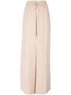 Aviù Pleated Pants - Yellow & Orange