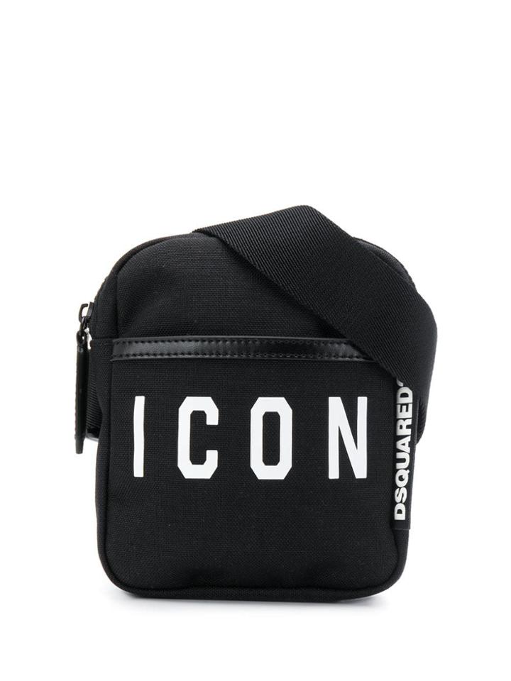 Dsquared2 Icon Canvas Belt Bag - Black