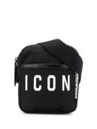 Dsquared2 Icon Canvas Belt Bag - Black
