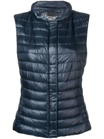 Herno Puffer Gilet - Blue