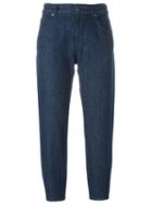 Mm6 Maison Margiela Cropped Denim Trousers, Women's, Size: 42, Blue, Cotton