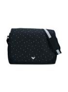 Armani Junior Logo Print Changing Bag - Blue